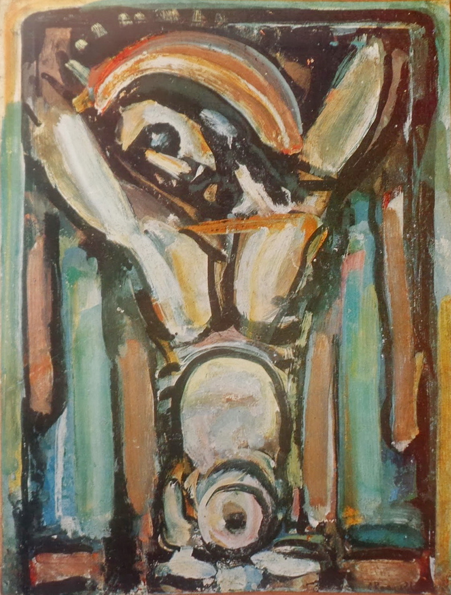 Georges Rouault. The Crucified Christ. The crucifixion