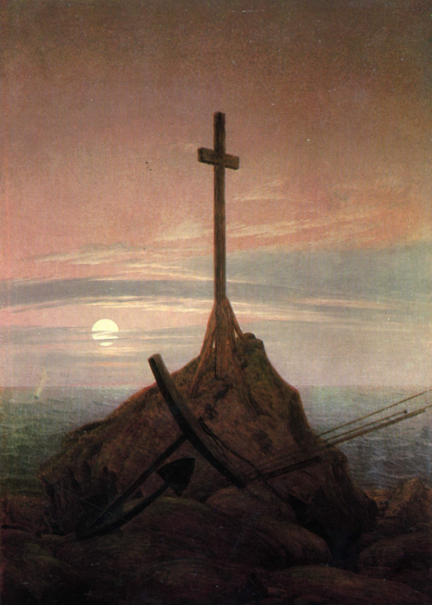 Caspar David Friedrich. Cross on the Baltic Sea
