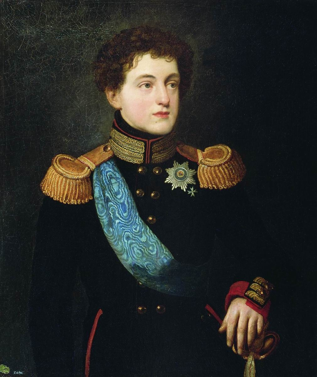 Portrait of Grand Duke Nikolai Pavlovich by Orest Adamovich Kiprensky ...