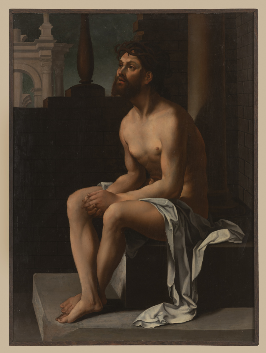Jan Gossaert. Christ at the Column