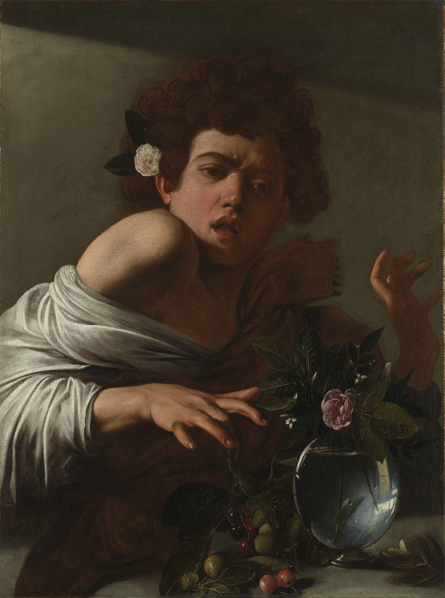 Michelangelo Merisi de Caravaggio. Boy bitten by a lizard