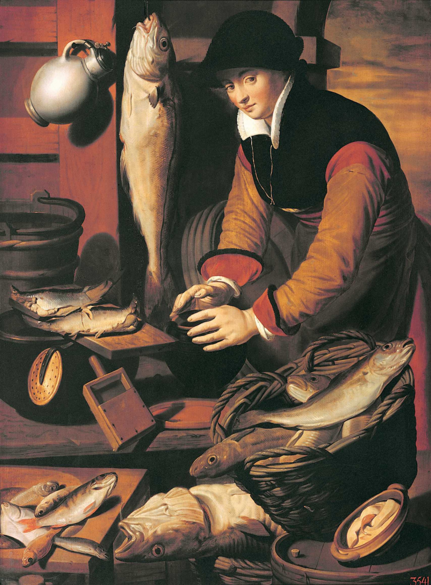 Peter Pieters. A fishwife