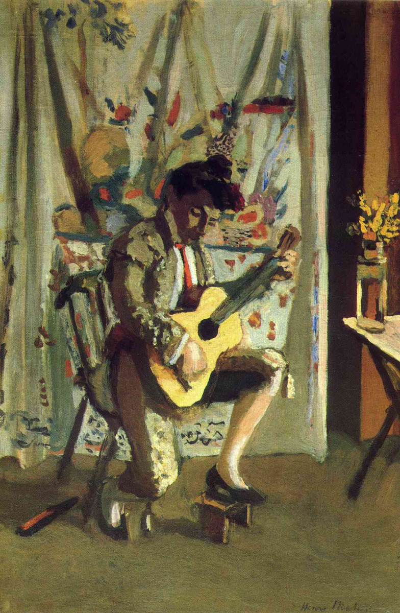 Henri Matisse. Guitar player