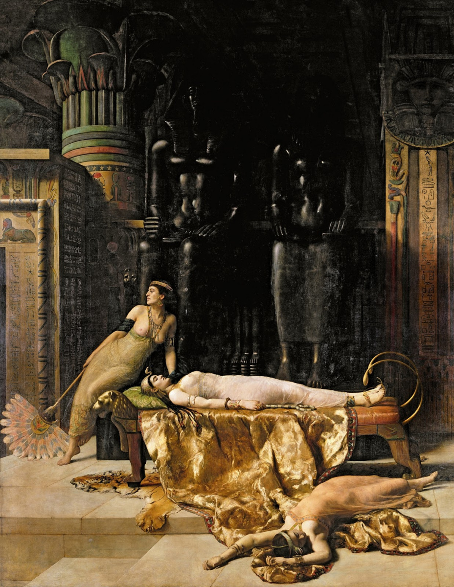 John Collier. La mort de Cléopâtre. 1890