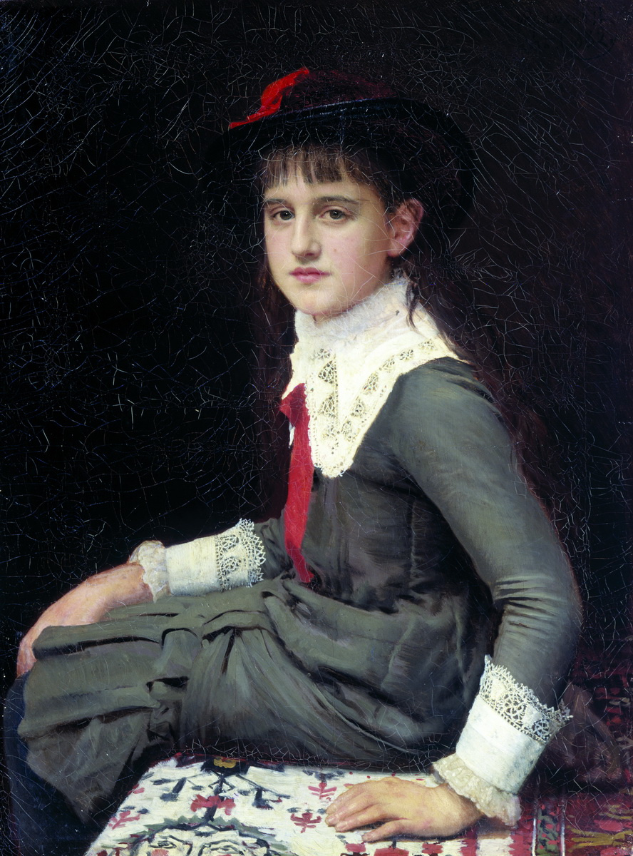 Ivan Nikolayevich Kramskoy. A portrait of Barbara Kirillovna Lemokh in childhood