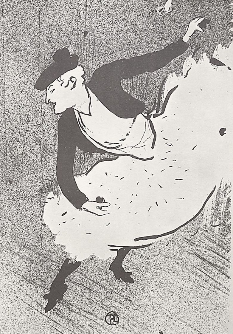 Henri de Toulouse-Lautrec. ADME Lesko in the role of a Spanish dancer