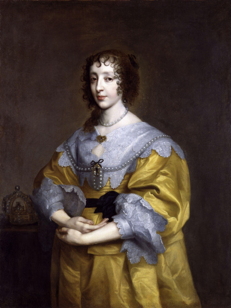 Anthony van Dyck. Henrietta Maria Französisch