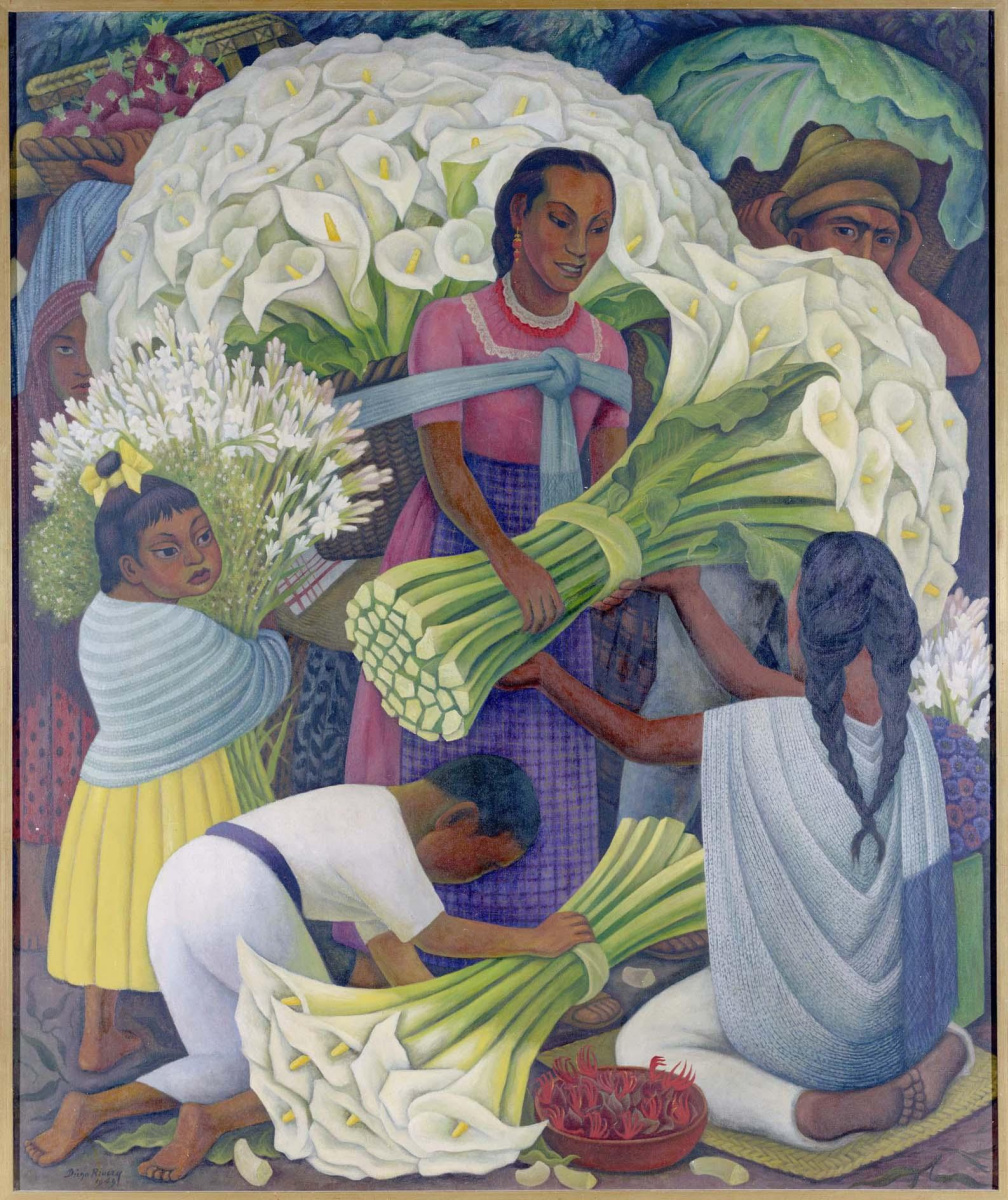 Diego Maria Rivera. Flower Saleswoman