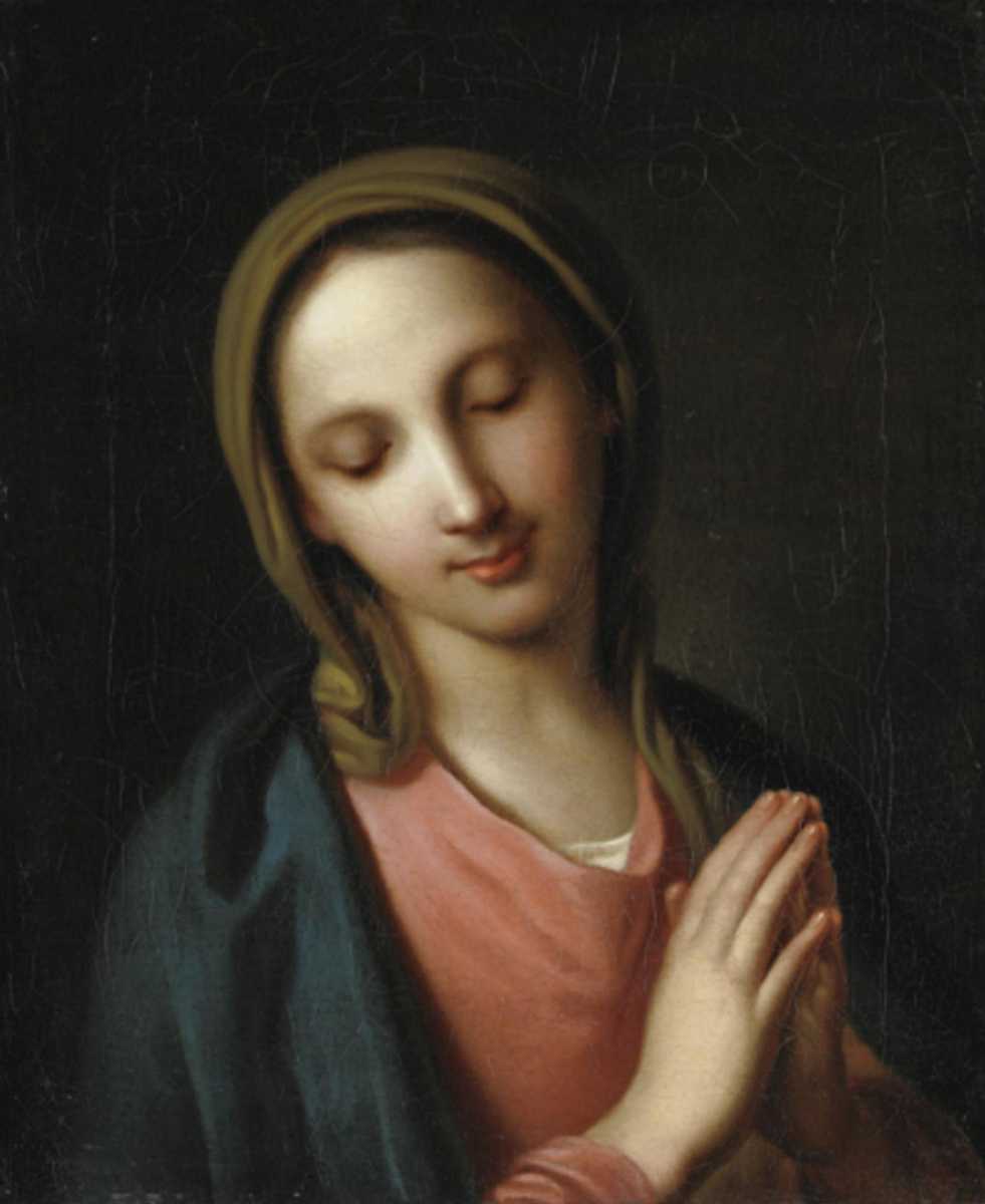 Pietro Rotary. Madonna in prayer