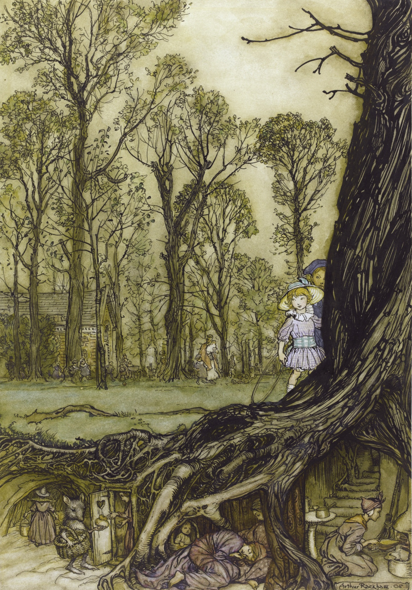 Buy digital version: Peter Pan in Kensington Garden by Arthur Rackham ...