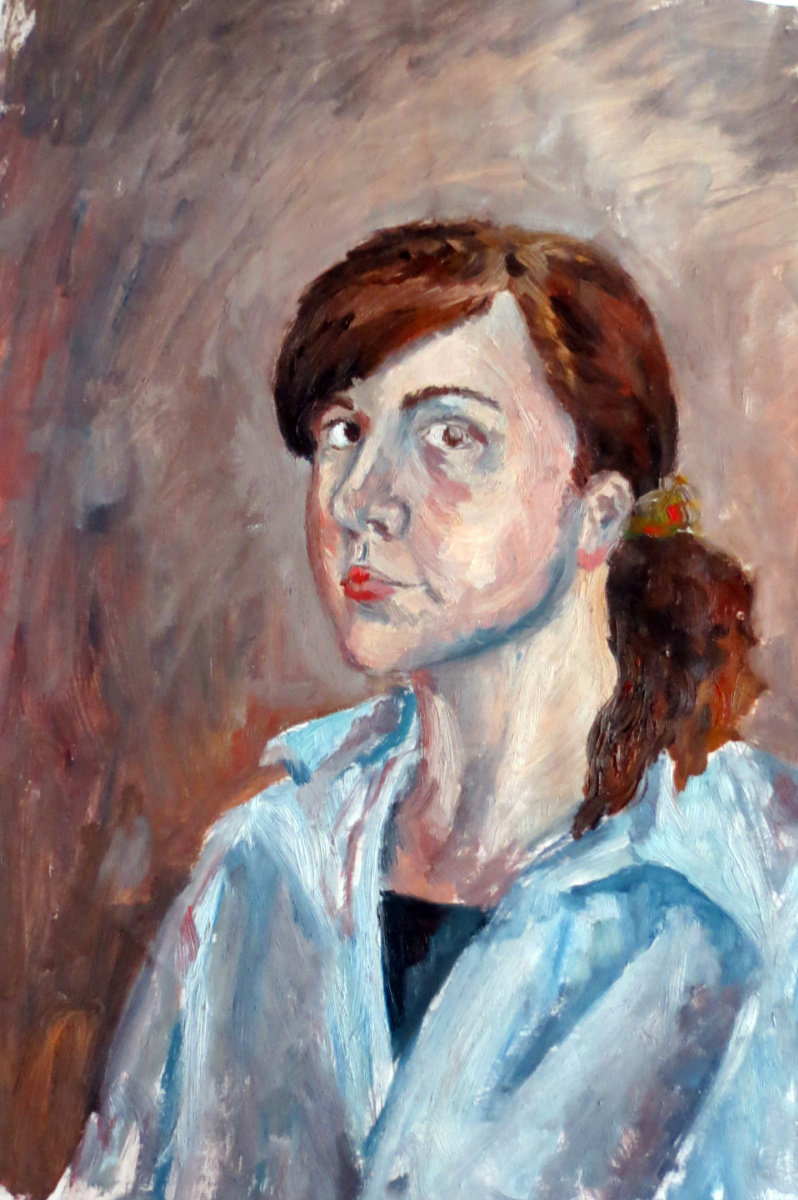 Alina Alekseevna Ivanova. Self-portrait