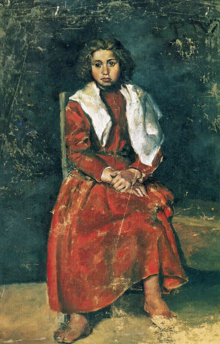 Pablo Picasso. Barefoot girl