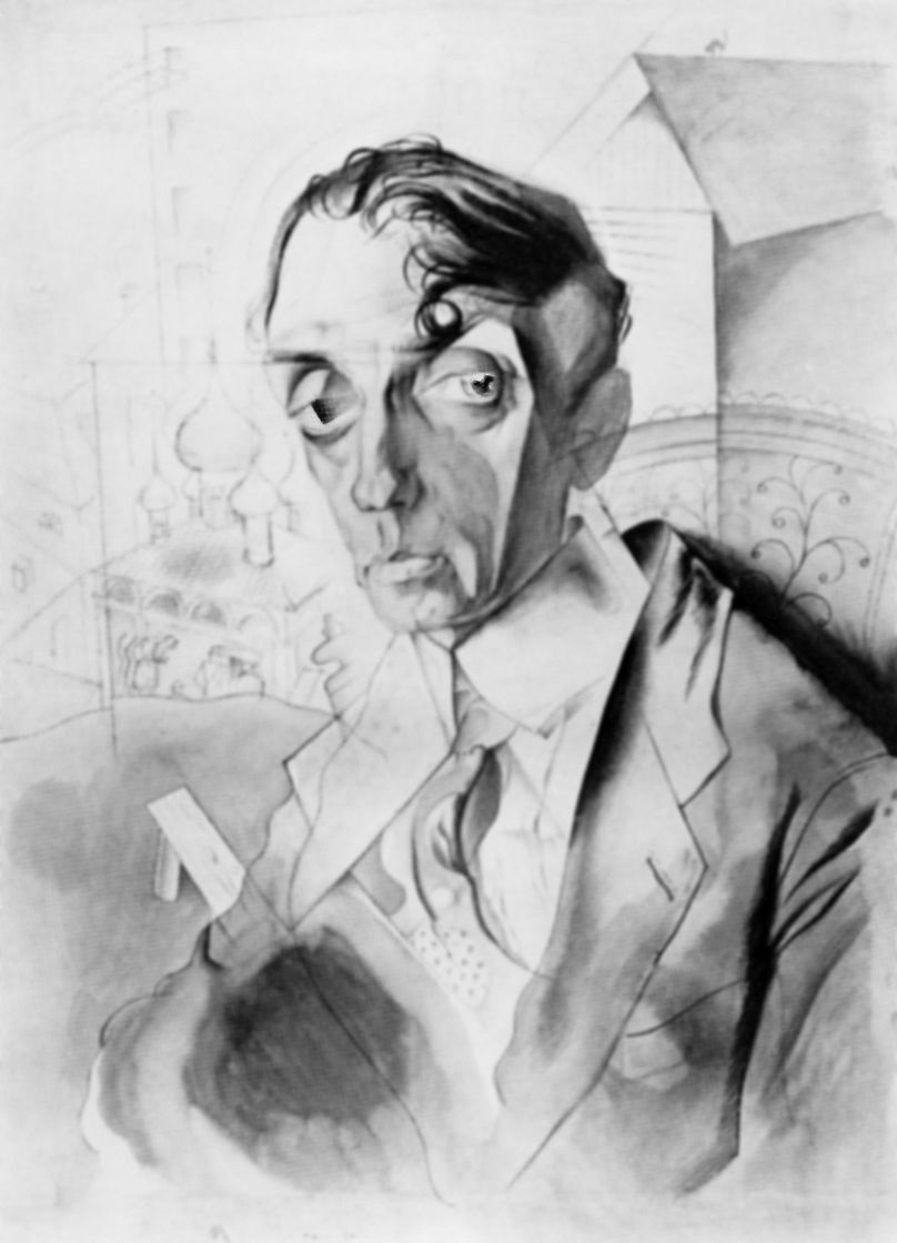 Yuri Pavlovich Annenkov. Portrait Of M. A. Kuzmin