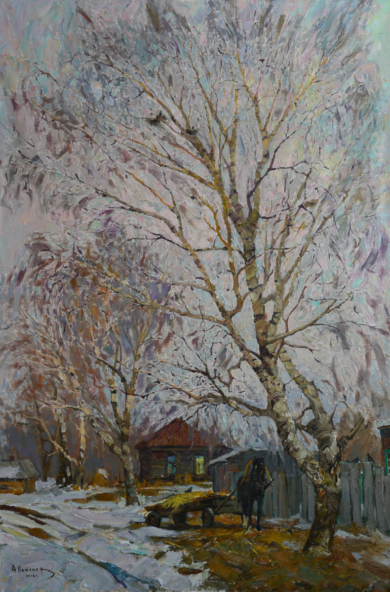 Alexey Vasilevich Kamenev. Thaw. x,m 150х100