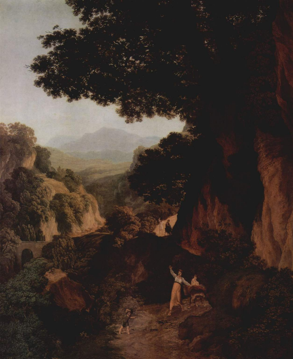 Jacob Wilhelm Miech. Mountain landscape