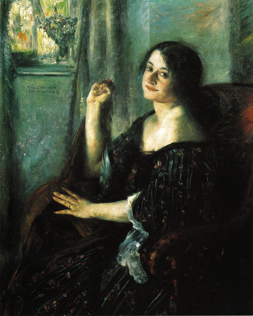 Portrait Of Charlotte Berend, 1902, 95×119 cm by Lovis Corinth: History ...