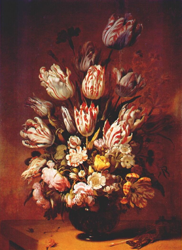 Hans Gillis Bolognaire. A bouquet of flowers