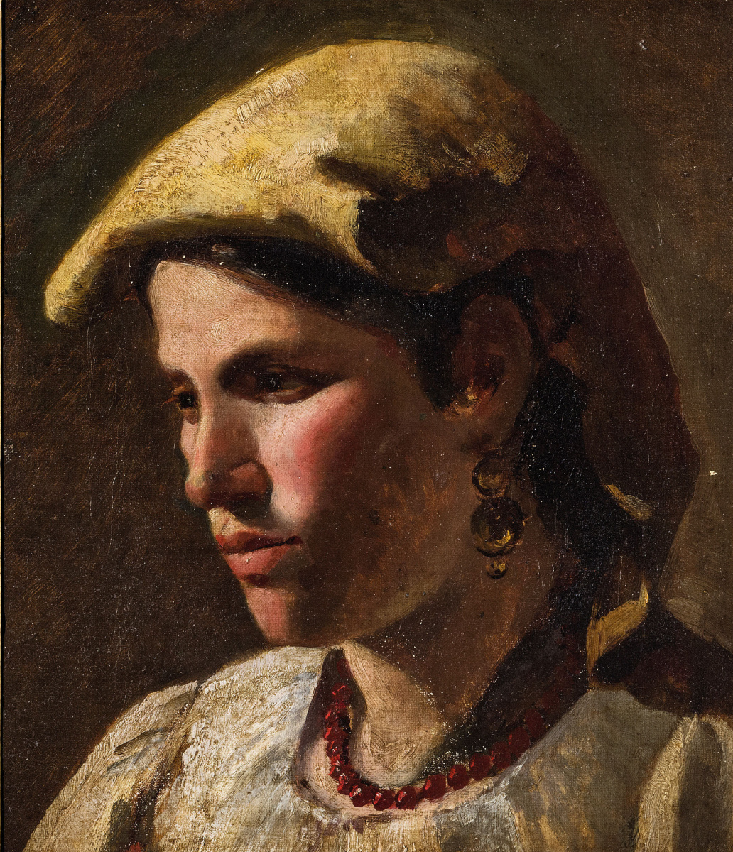 Michele Pietro Cammarano. Portrait of a peasant woman