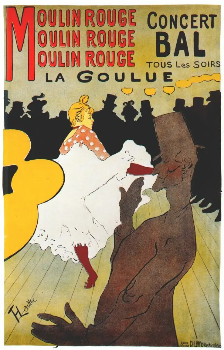 Henri de Toulouse-Lautrec. Moulin Rouge-La Goulue