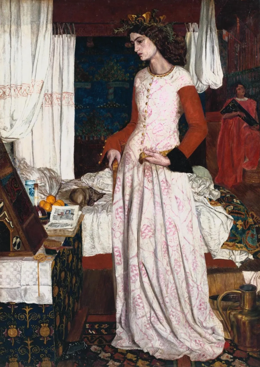 William Morris. Beautiful Isolde (Portrait of the Artist's Wife Jane Morris)