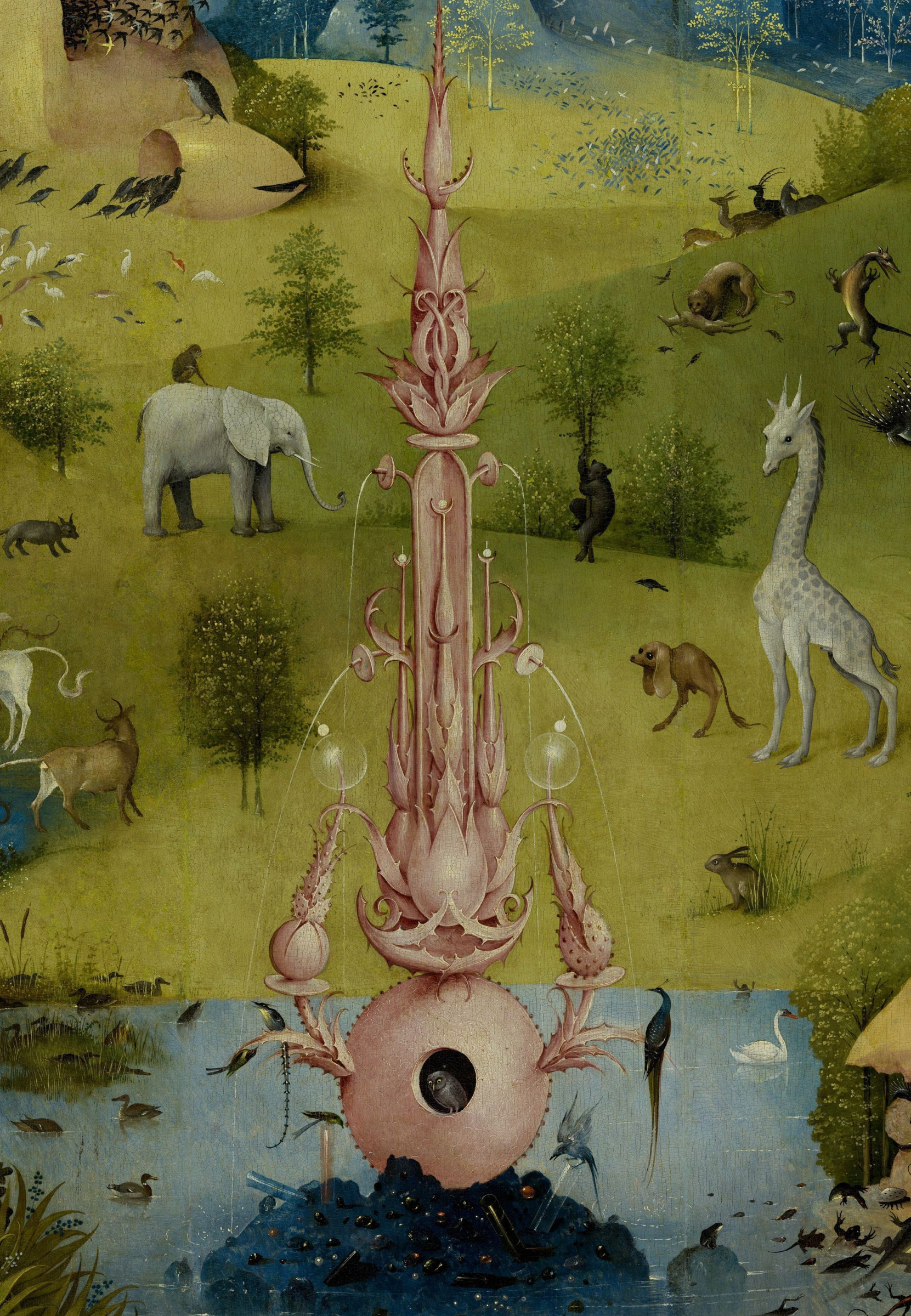 The garden of earthly delights. Left wing. Fragment 1501 by