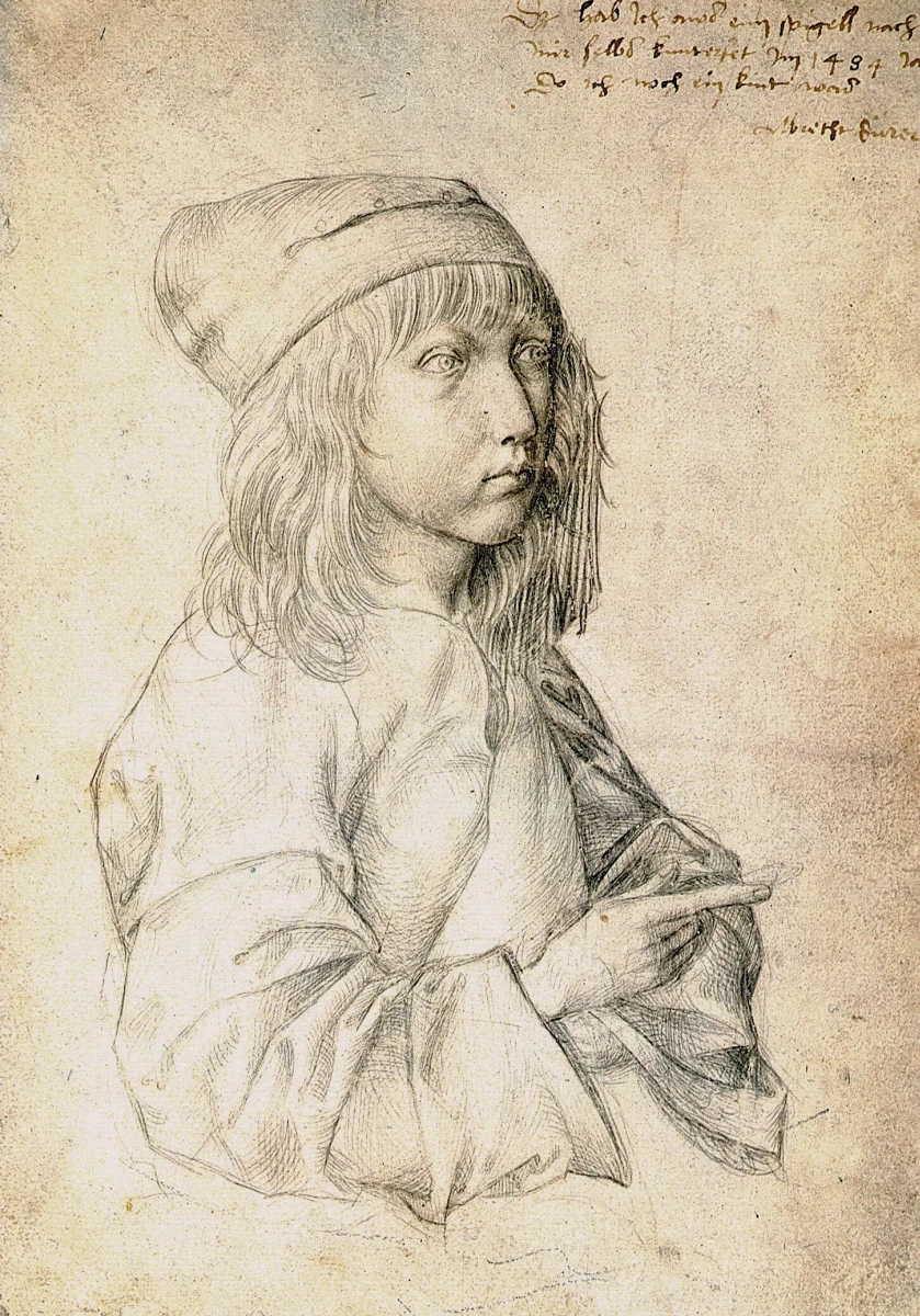 Albrecht Dürer. Self-portrait at the age of 13