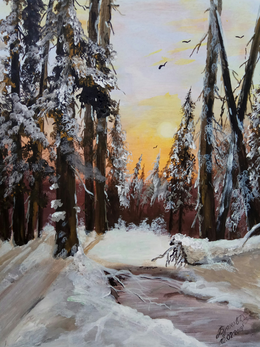 Дмитрий Юрьевич Буянов. Winter landscape