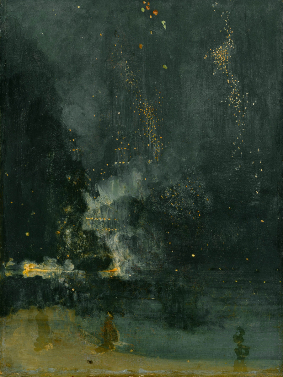 James Abbot McNeill Whistler. Nocturne in black and gold. The falling rocket