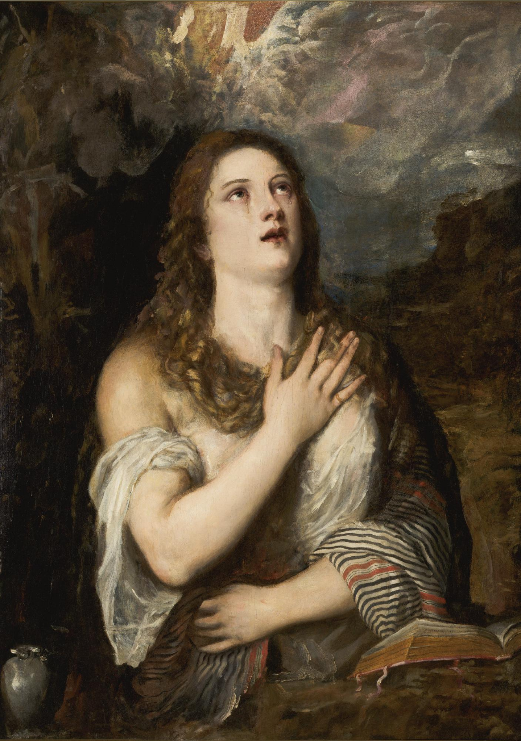 penitent magdalene titian 1565