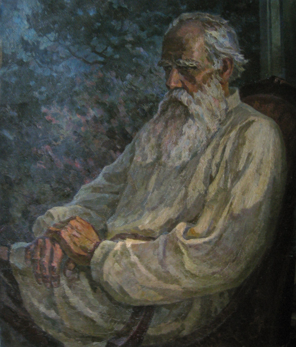 Fastenko Yurievich Mikhail. Portrait Of Leo Tolstoy.