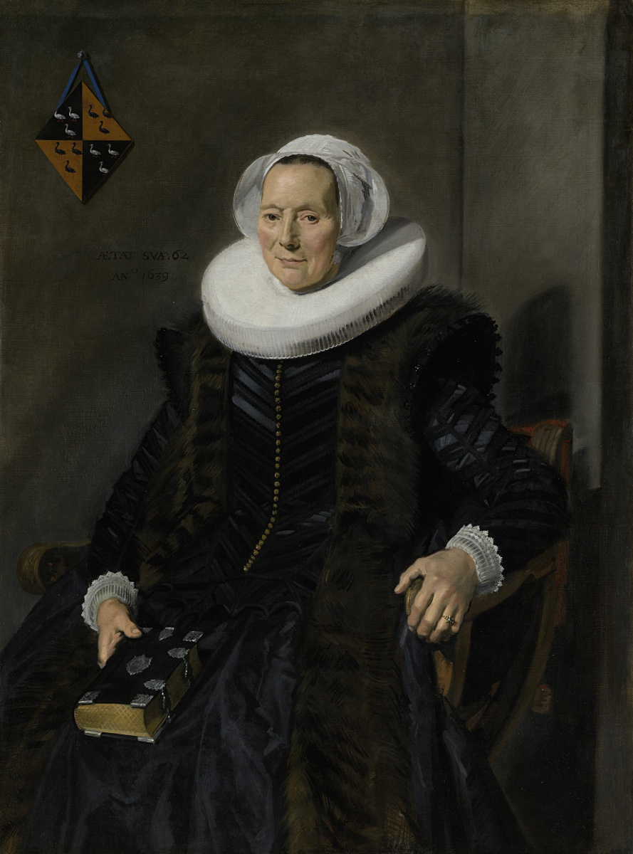 Frans Hals. Portrait of Marit Vogt, wife of Peter Alikana, the mayor of Harlem
