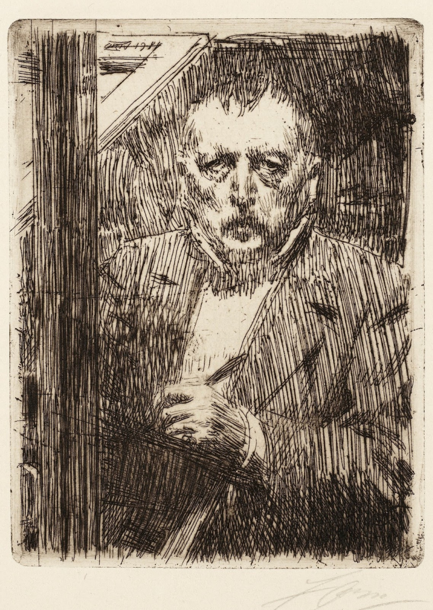 Anders Zorn. Self-portrait