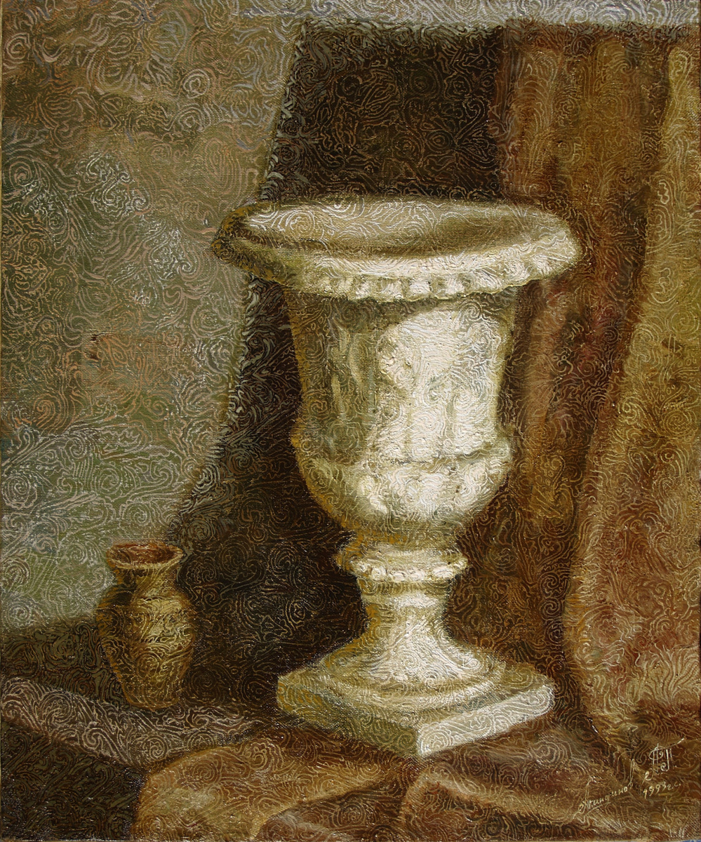 Алексей Петрович Акиндинов. Still life with a vase