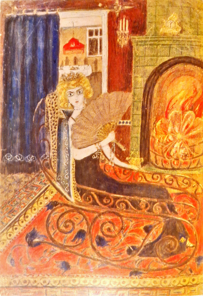 Boris Petrovich Pavlov. By the fireplace