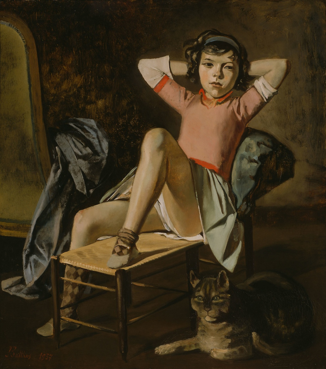 Balthus (Balthasar Klossovsky de Rola). Girl with Cat