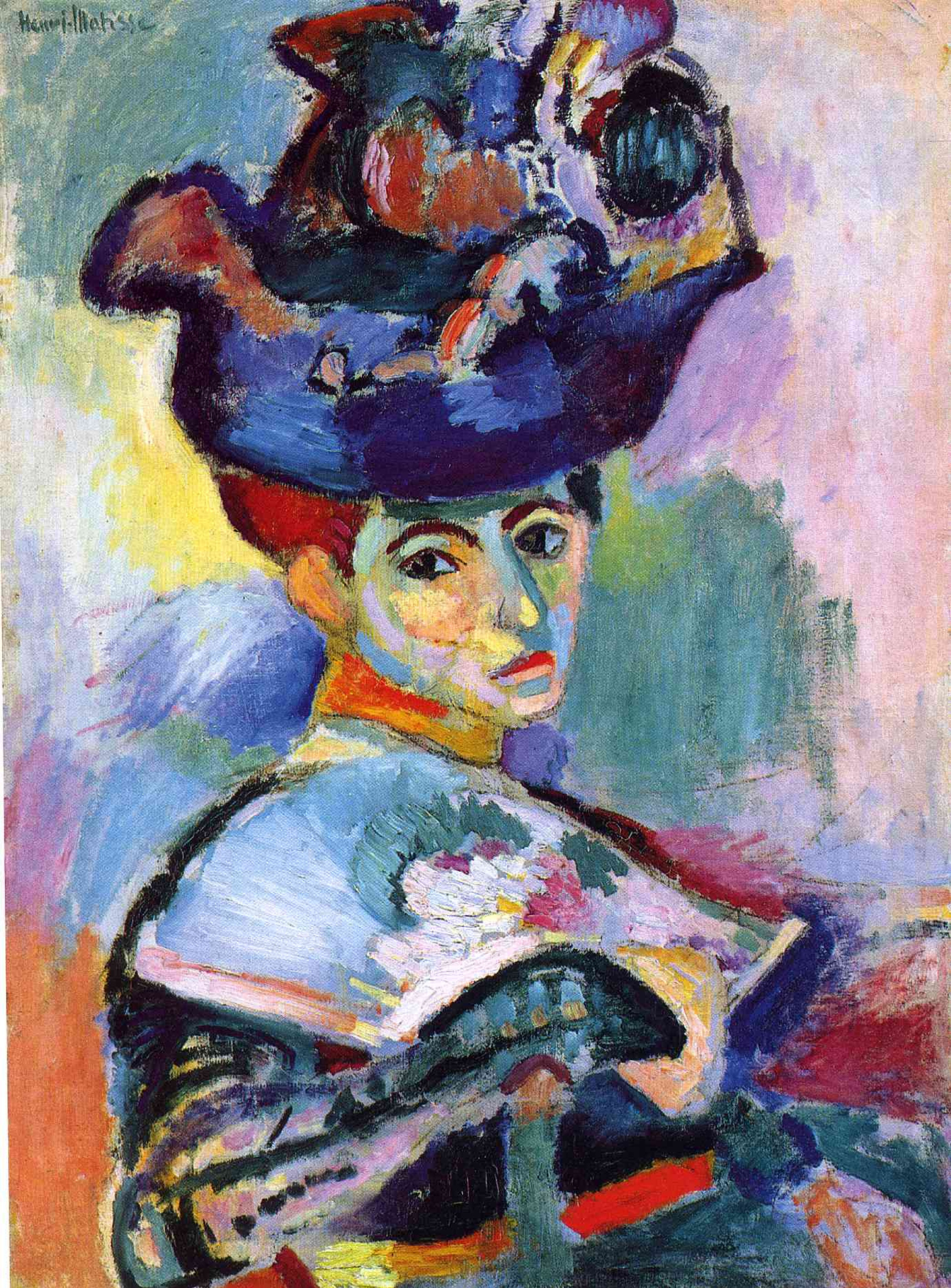 Анри Матисс - Женщина в шляпе, 1905, 31×24 см: Описание произведения |  Артхив