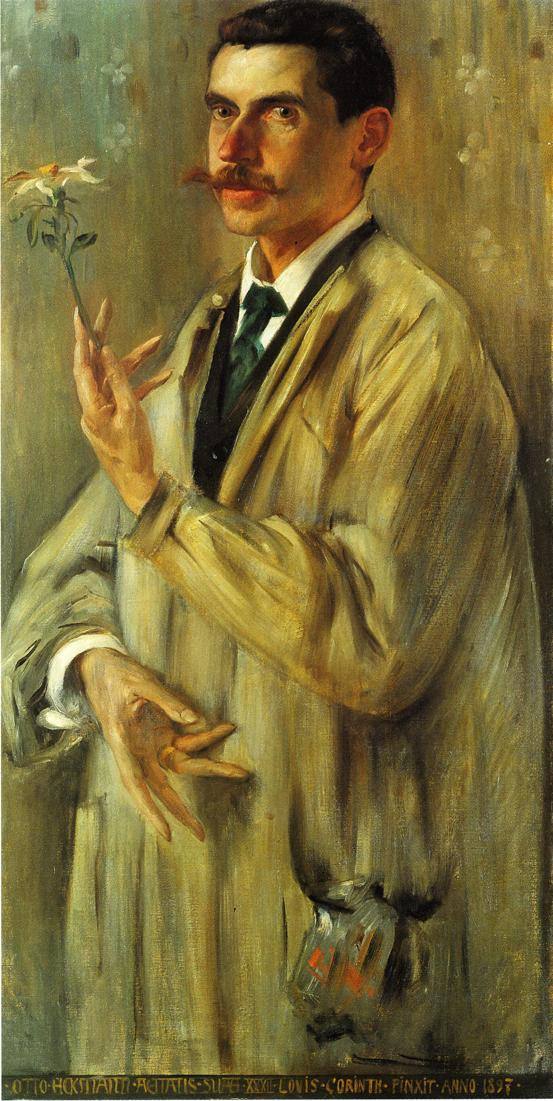 Lovis Corinth. Portrait of the painter Otto Eckmann