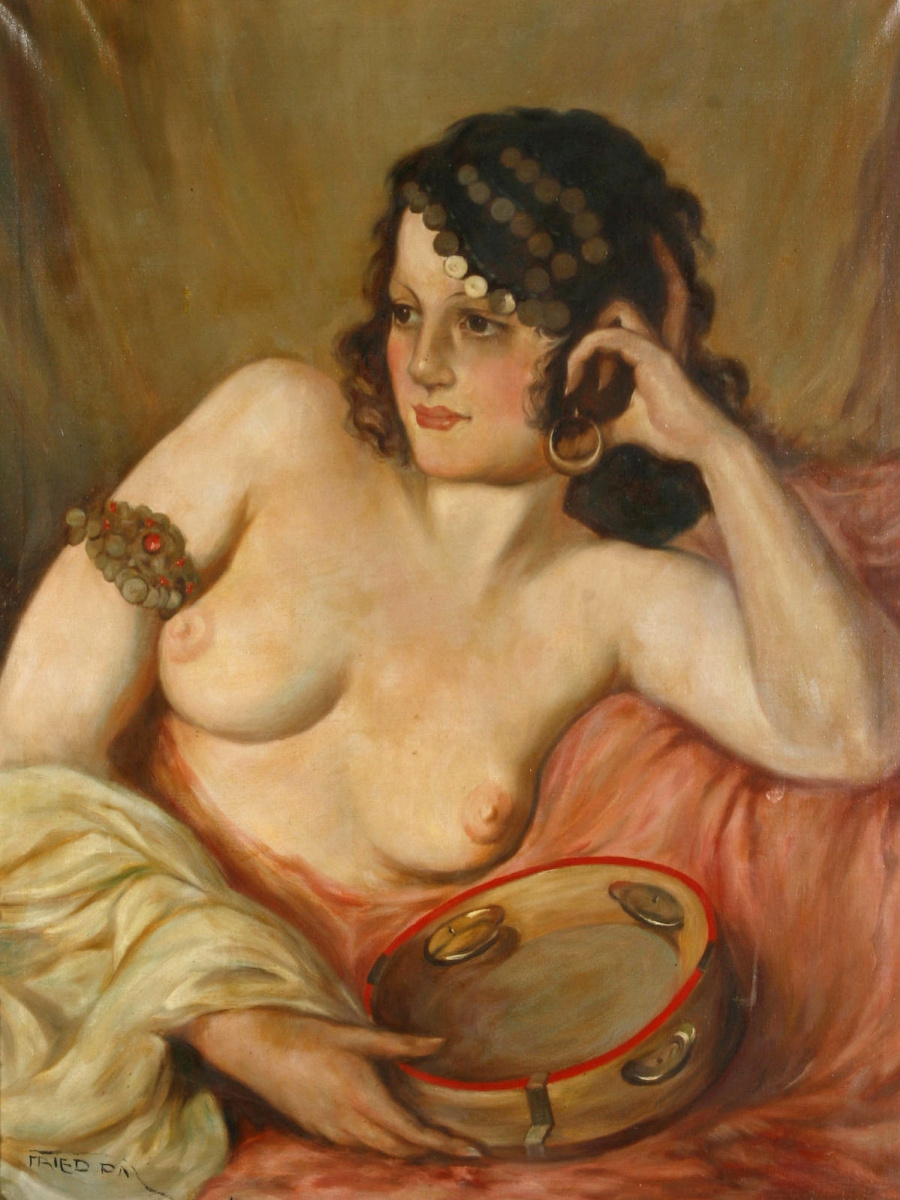 Пал Фрид. The girl from the harem. Private collection
