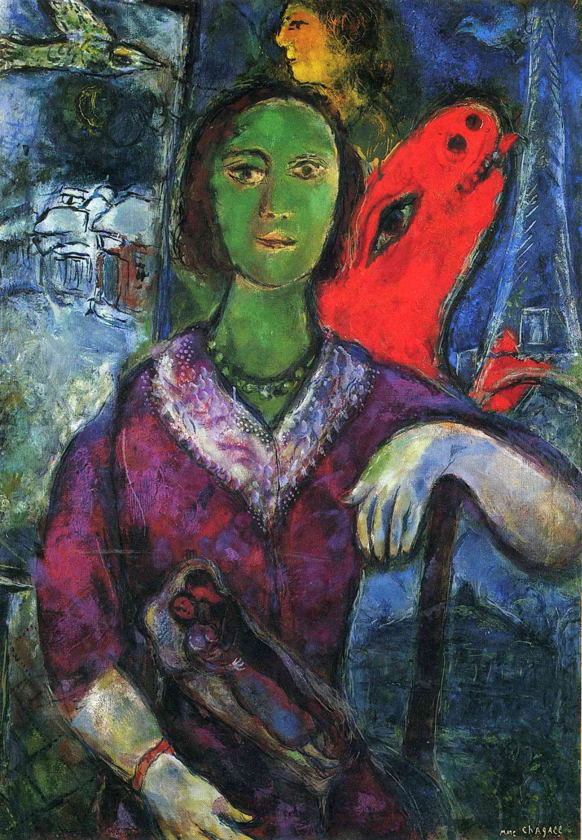 Marc Chagall. Portrait Of Vava