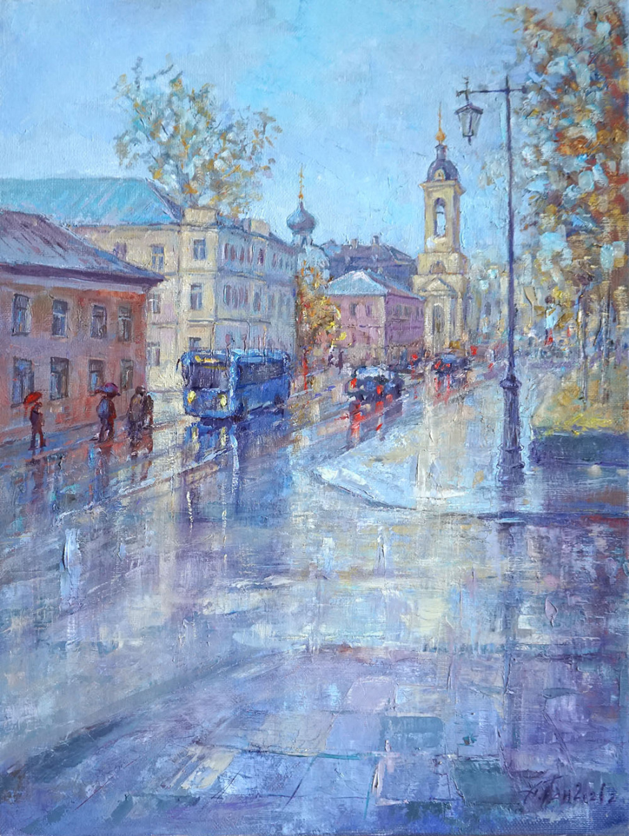 Alexander Panyukov. Bolshaya Polyanka after the rain