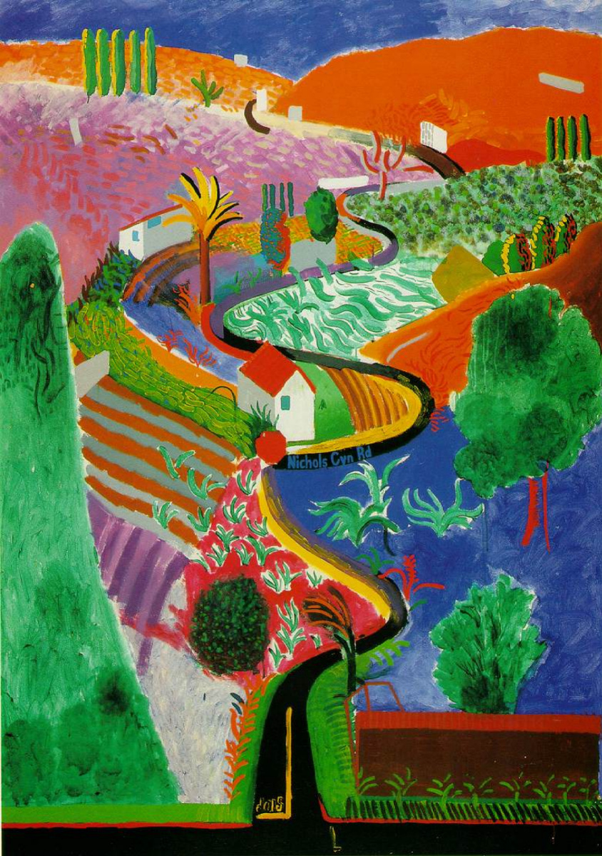 David Hockney. Nichols Canyon