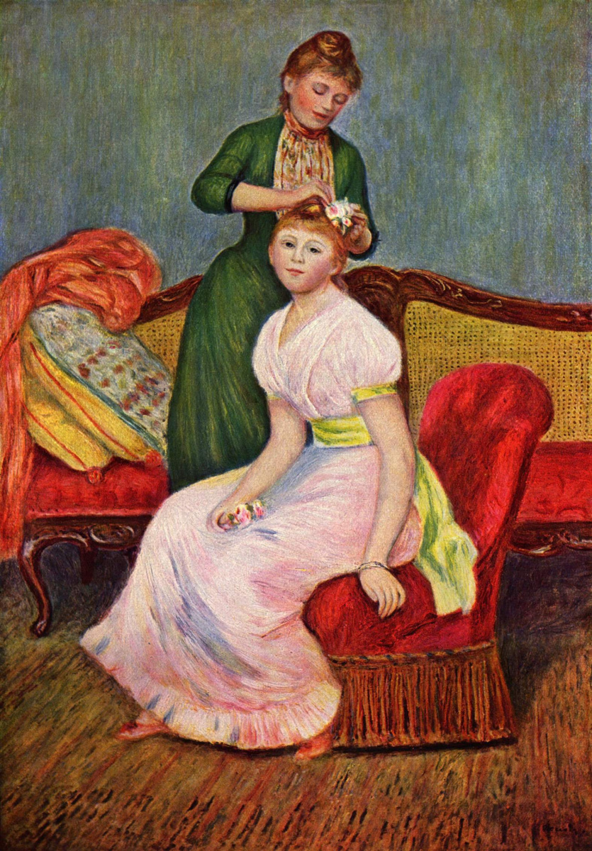 Pierre-Auguste Renoir. Hairstyle