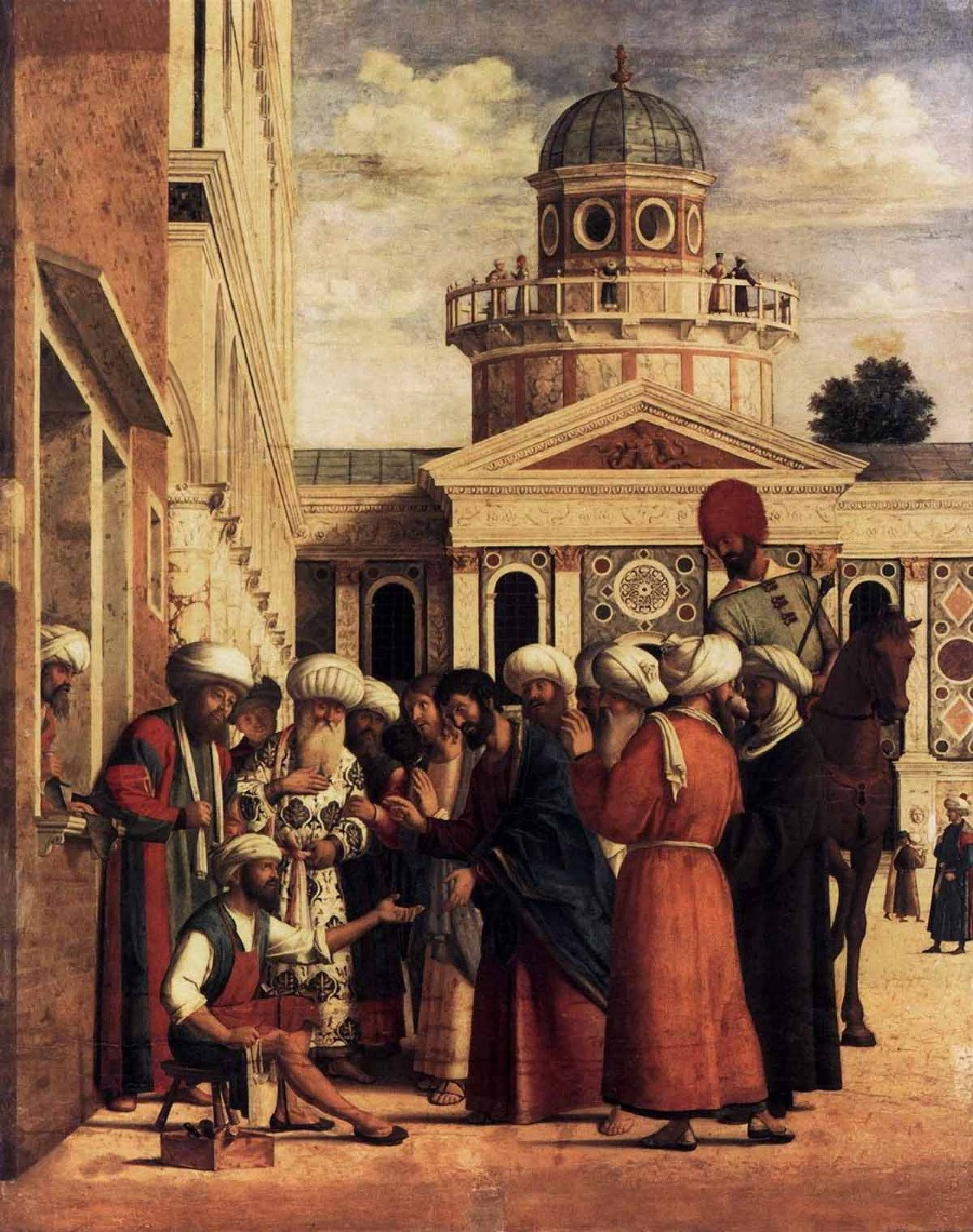 Giovanni Battista Cima da Conegliano. The Healing of Anianus