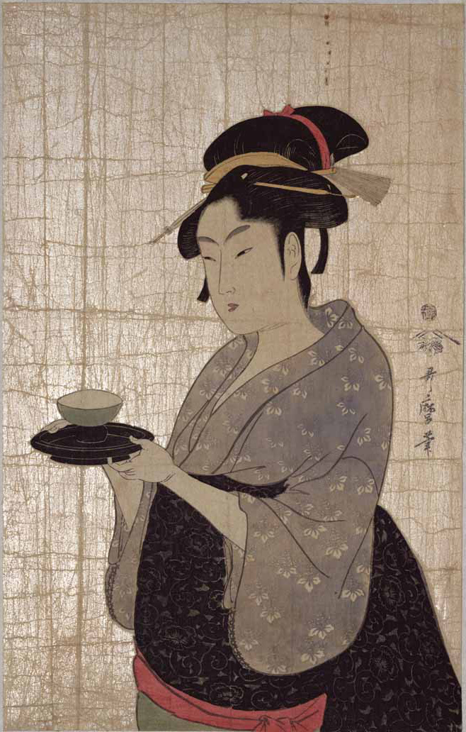 Kitagawa Utamaro. Naniwa-ya Okita. From the series "Outstanding beauty and immortal poetry"