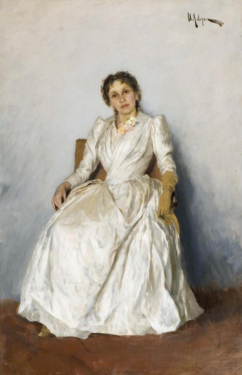 Isaac Levitan. Portrait Of Sofia Petrovna Kuvshinnikova