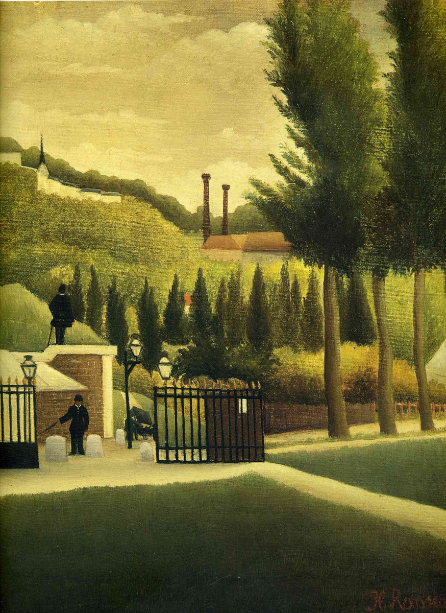 Henri Rousseau. Customs gate