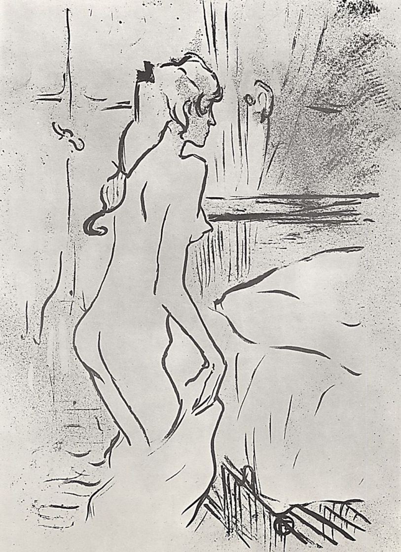 Henri de Toulouse-Lautrec. The woman in the room
