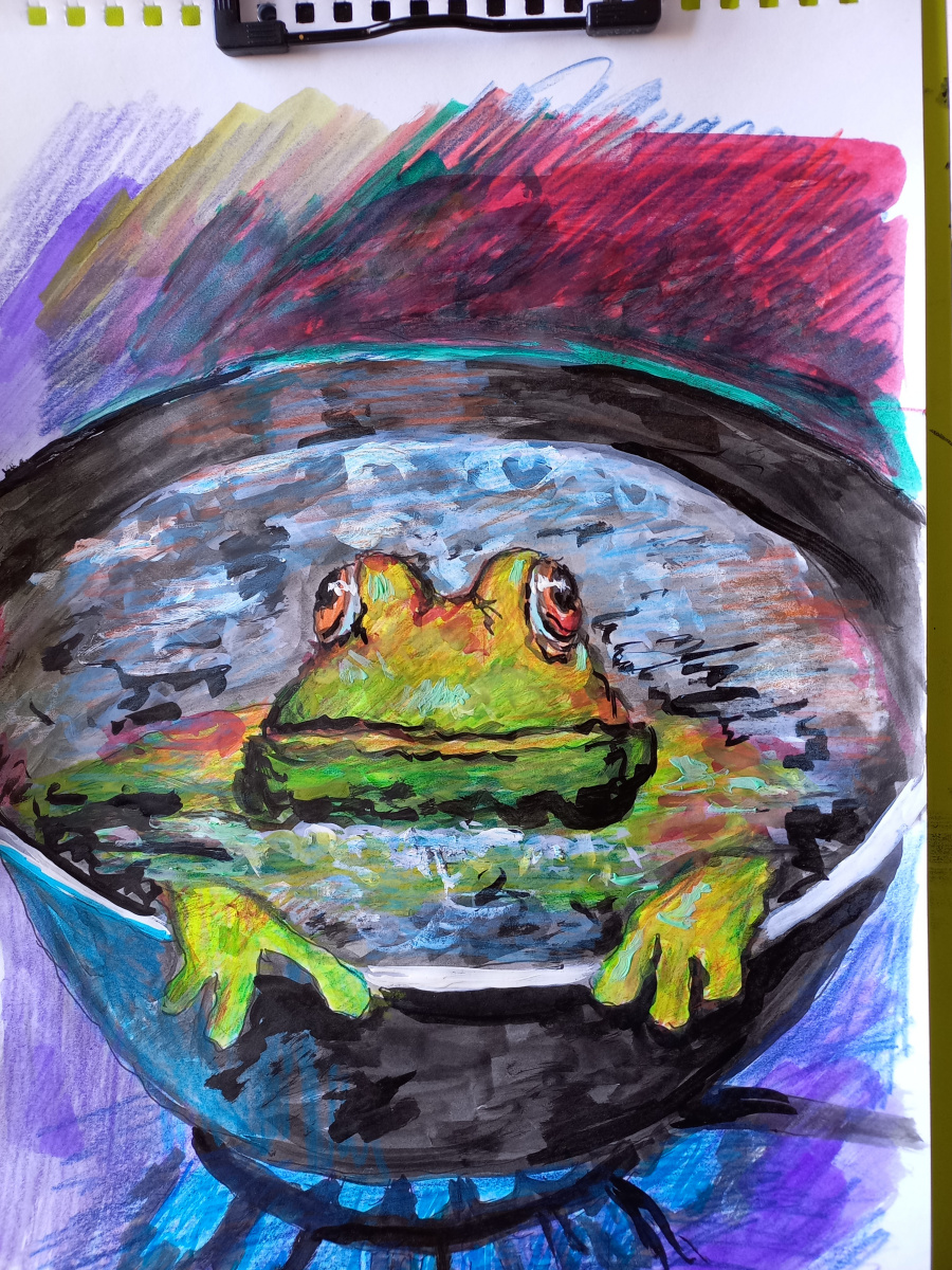 Margarita Makarova. A frog in boiling water