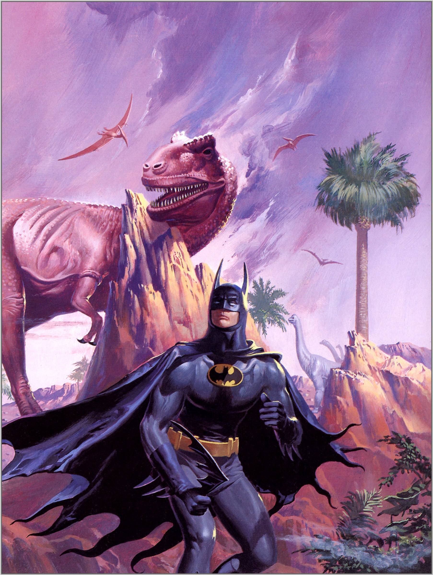 Vincent Dee Faith Batman and dinosaur: Description of the artwork | Arthive