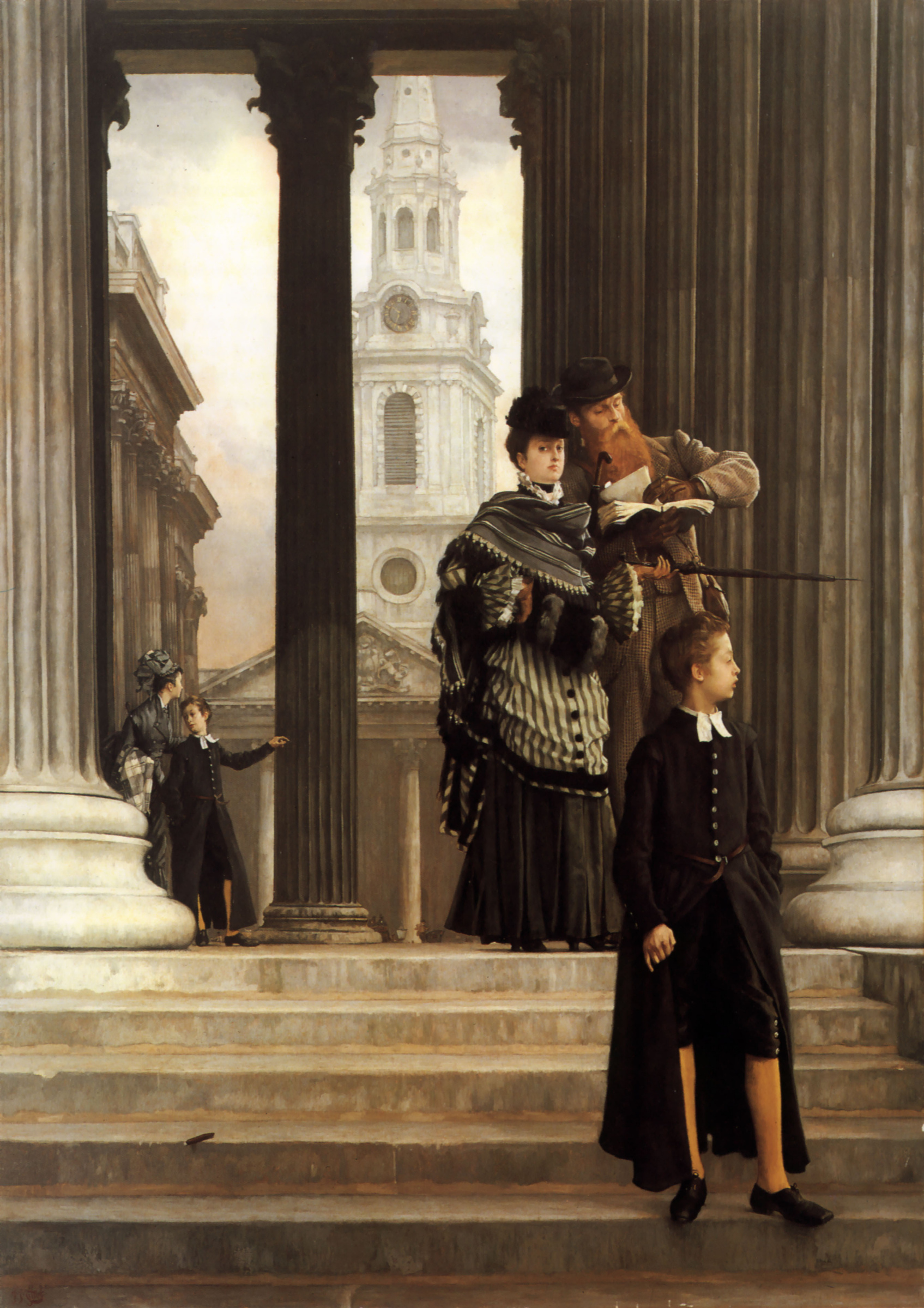 Visit from London by James Tissot History Analysis Facts Arthive